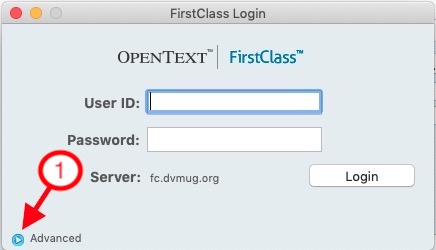 FirstClass Login