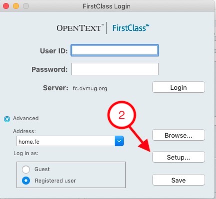 FirstClass Login